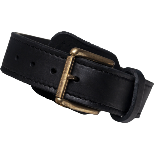 Black Agitation Collar Buckled