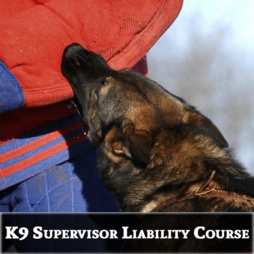 K9 Supervisor Liability Online Class