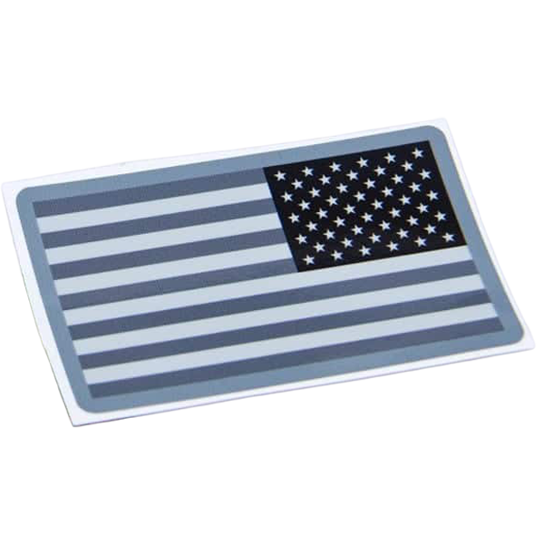 Reverse US Flag Decal Swat