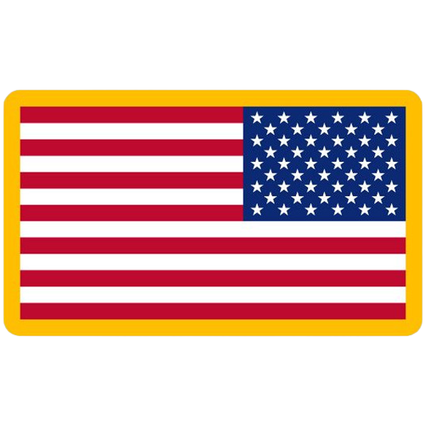 Reverse US Flag Decal