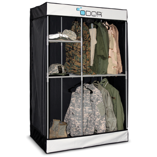 Odor Crusher Ozone Deluxe Closet Open