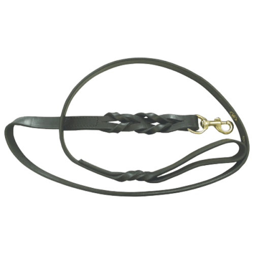 Boston Leather Braided Leather Lead