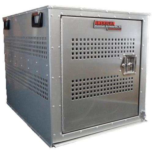 Aluminum dog crate