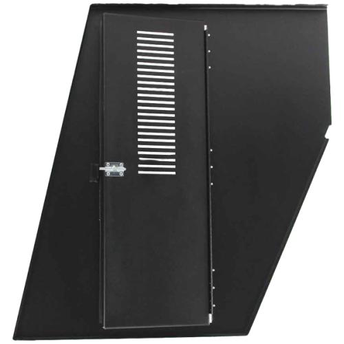 Black American Aluminum Insert Divider with pass-thru door