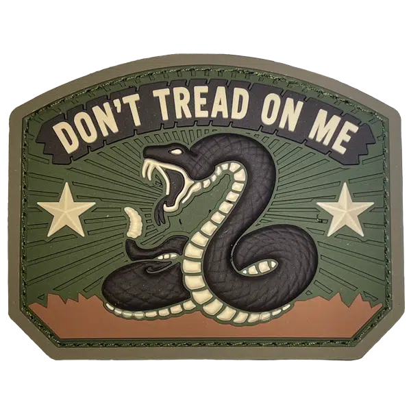 Dont Tread On Me Flag PVC Patch