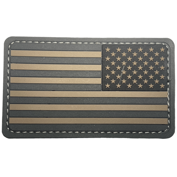 US Flag Reversed PVC Patch - Image 5