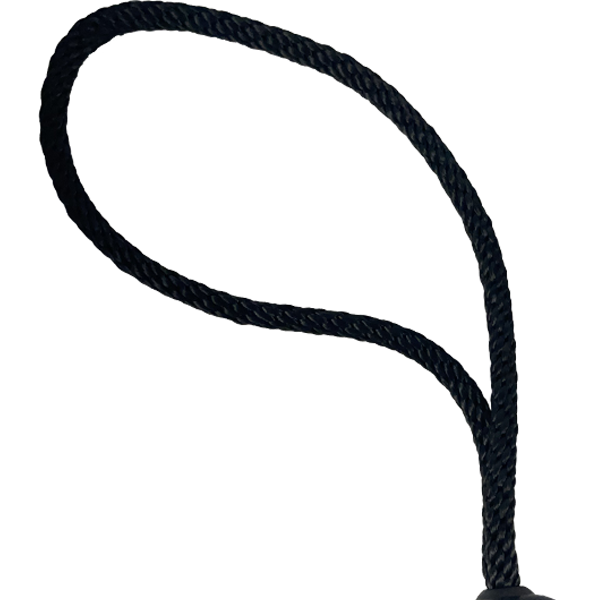 Black Double Braided Nylon Handle In Toy