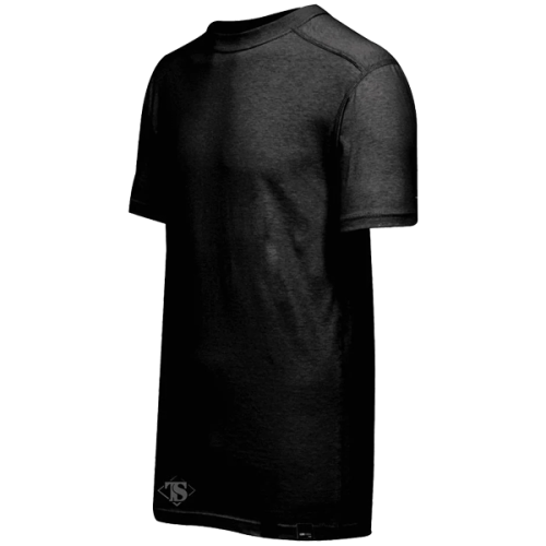 Black TruSpec Cordura Baselayer Crew Neck Short Sleeve T-Shirt When the demands are intense, and the stakes are high, gear matters. The TruSpec Cordura Baselayer Crew Neck Short Sleeve T-Shirt is engineered to give military professionals and tactical enthusiasts the edge they need in any environment. Crafted from advanced CORDURA Baselayer fabric, this military shirt redefines durability, comfort, and safety. Exceptional Durability Made with a proprietary blend of INVISTA T420 nylon and cotton, the CORDURA Baselayer fabric is six times more abrasion-resistant than 100% cotton. Whether you’re navigating rugged terrain or enduring harsh conditions, this shirt can take on the toughest challenges without wearing out. Enhanced Safety Features Unlike polyester fabrics, the TruSpec Cordura Baselayer is designed to prevent melting or dripping when exposed to extreme heat, helping to reduce the severity of burn injuries. This additional layer of protection is critical in environments where flash fires are a constant threat. Maximum Comfort The shirt is not just rugged; it’s designed for all-day wear. Its moisture-wicking properties keep you dry and comfortable across all climates. FlatLock construction and offset shoulder seams minimize friction and abrasion, making it an ideal base layer for long hours in the field. Key Features: Fabric: 60/40 Cotton/Nylon CORDURA Jersey Knit Collar: Ribbed knit crew neck collar reinforced with double-needle cover stitching Tag: Heat-transferred inner tag for itch-free comfort Seams: Offset shoulder seams to prevent stacking and minimize irritation Double-needle cover stitching on sleeves and hem for added durability FlatLock construction to reduce friction against the skin Versatility: Comfortable for all climates and ideal for tactical or active scenarios Made for Tough Environments Designed with soldiers, first responders, and tactical operators in mind, this abrasion-resistant military shirt delivers high performance in the most demanding conditions. Whether you’re conquering heat, cold, or rugged landscapes, the TruSpec Cordura Baselayer supports you every step of the way. Trust in a shirt that combines cutting-edge fabric technology with thoughtful details for unmatched reliability and comfort. Experience the ultimate in performance with the TruSpec Cordura Baselayer Crew Neck Short Sleeve T-Shirt. Trust in a shirt that combines cutting-edge fabric technology with thoughtful details for unmatched reliability and comfort. Experience the ultimate in performance with the TruSpec Cordura Baselayer Crew Neck Short Sleeve T-Shirt. Gear up confidently today. The TruSpec Cordura Baselayer Crew Neck Short Sleeve T-Shirt is the perfect addition to any tactical gear collection. Designed with durability and comfort in mind, this shirt is a must-have for anyone who needs reliable performance in extreme conditions. Constructed with Cordura fabric, this t-shirt offers unparalleled abrasion resistance. This means you can tackle even the toughest environments without worrying about wear and tear on your clothing. The unique blend of fibers also provides excellent moisture-wicking capabilities, keeping you dry and comfortable no matter how intense the situation gets. In addition to its high-performance fabric, the TruSpec Cordura Baselayer features thoughtful details that make it stand out from other shirts on the market