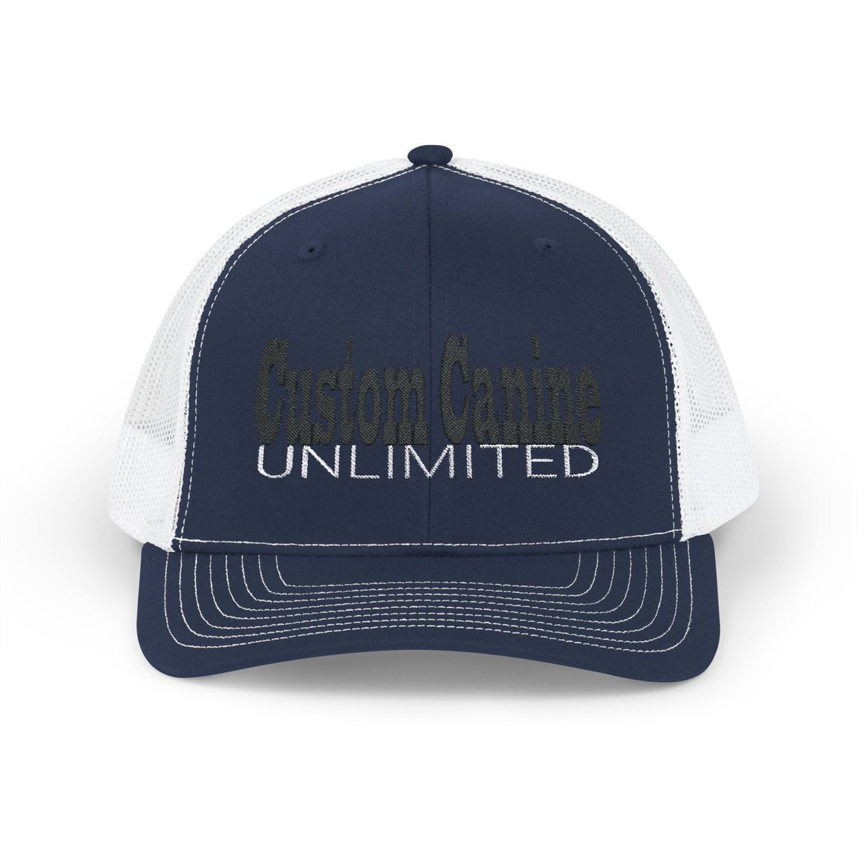 Snapback Trucker Cap with Black and White Custom Canine Unlimited - Image 37