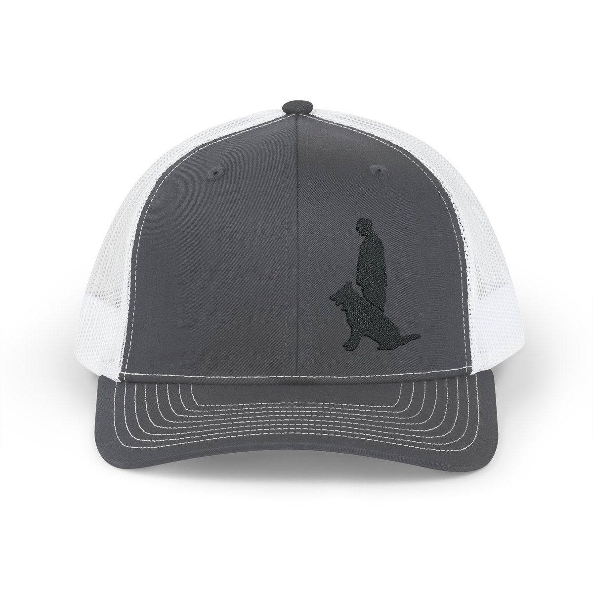 Snapback Trucker Cap with Black Custom Canine Unlimited Logo - Image 5