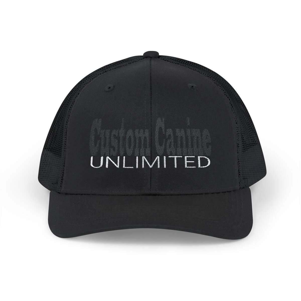 Snapback Trucker Cap with Black and White Custom Canine Unlimited - Image 17