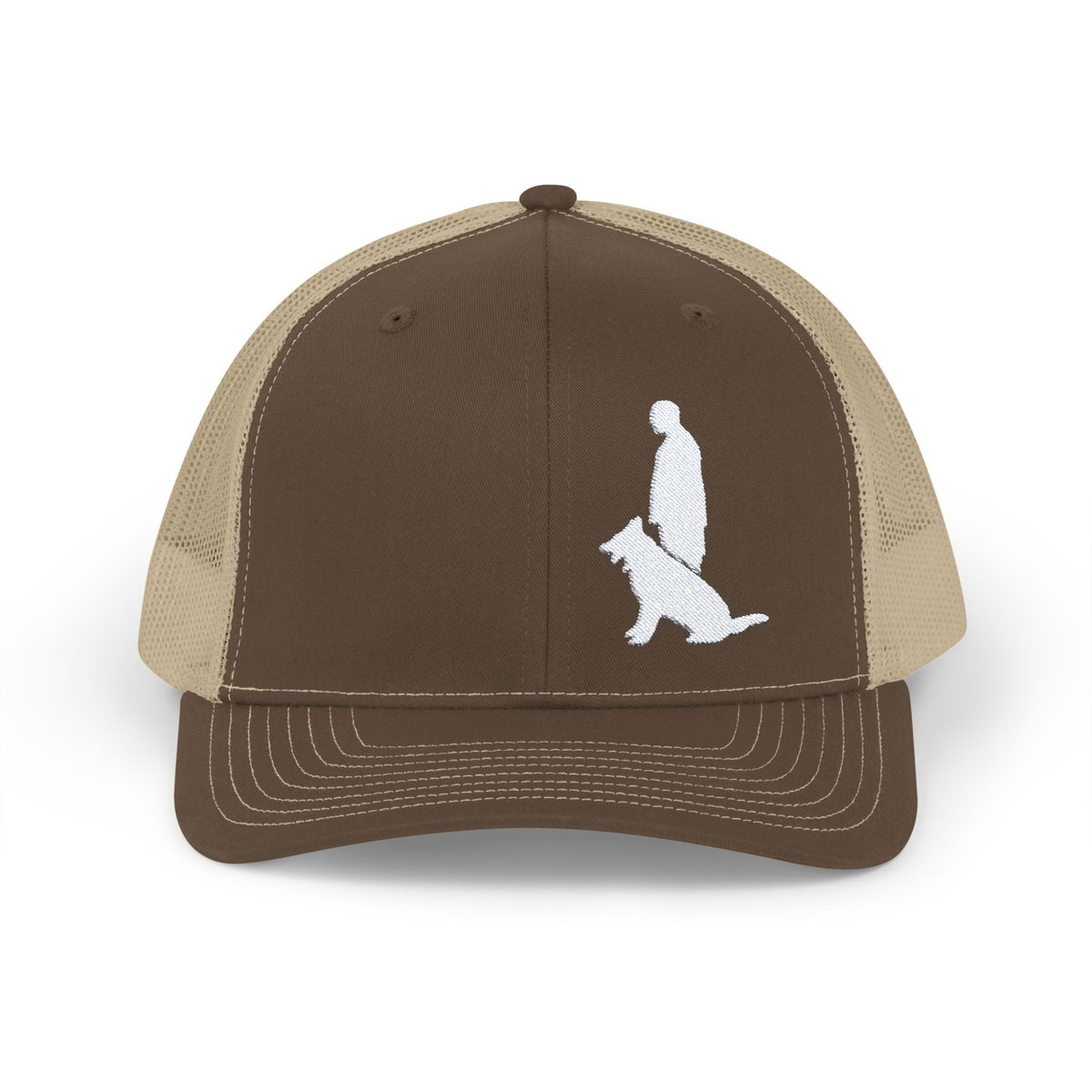 Snapback Trucker Cap with White Custom Canine Unlimited Logo - Image 33