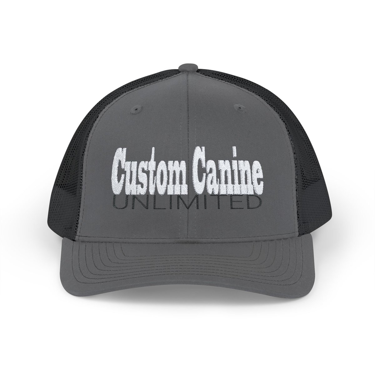 Snapback Trucker Cap with White and Black Custom Canine Unlimited - Image 25