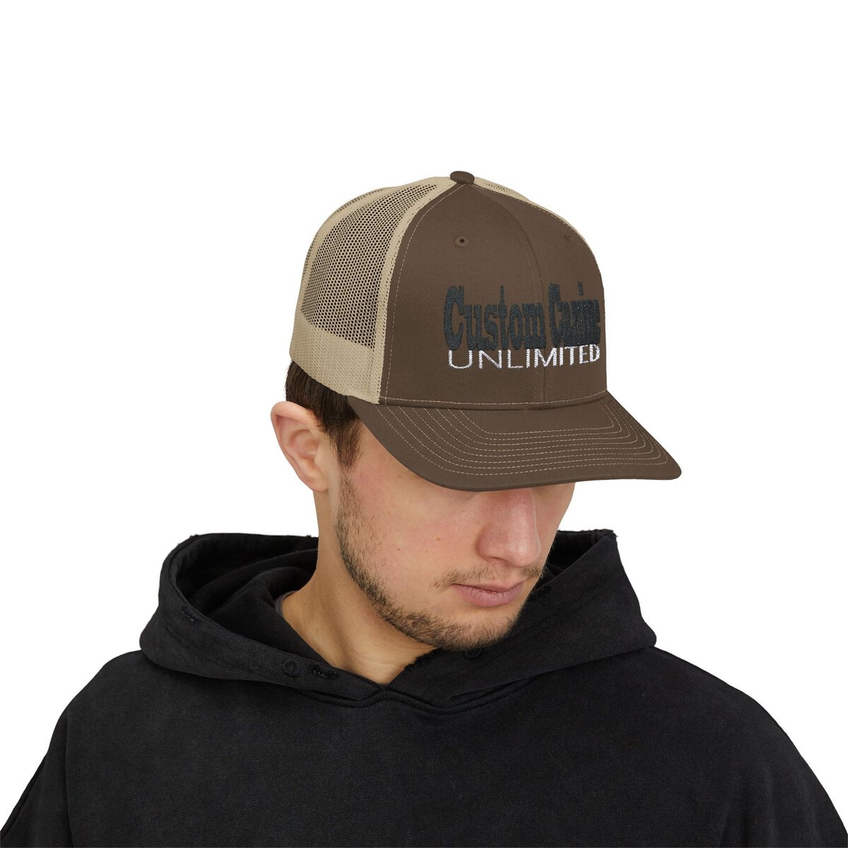 Snapback Trucker Cap with Black and White Custom Canine Unlimited - Image 35