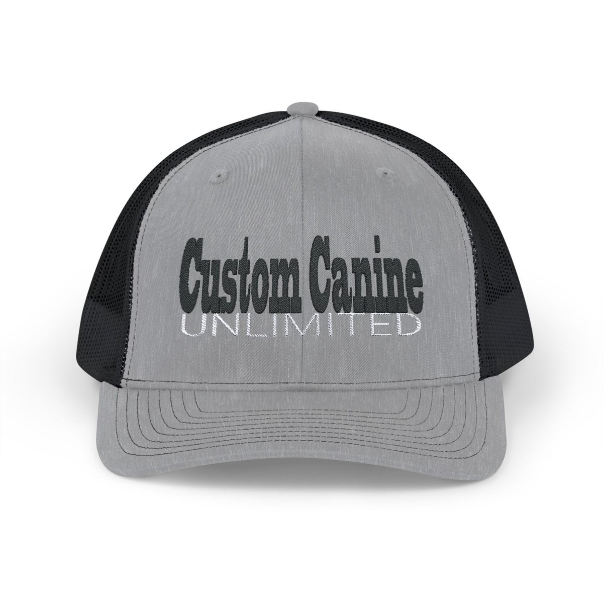 Snapback Trucker Cap with Black and White Custom Canine Unlimited
