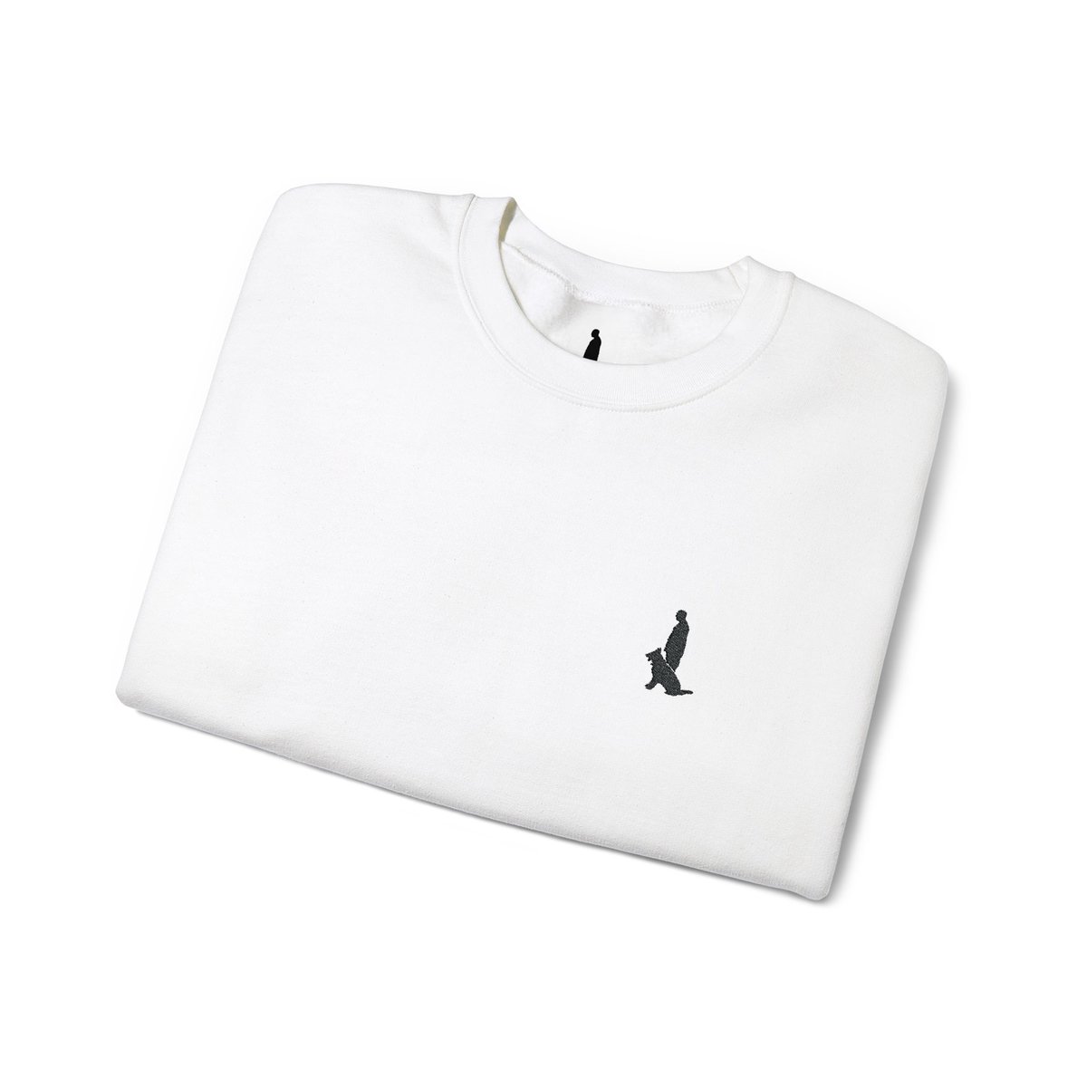 Unisex Heavy Blend™ Crewneck Sweatshirt with Black Custom Canine Unlimited Chest Logo - Image 3