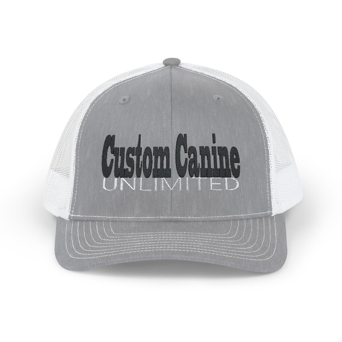 Snapback Trucker Cap with Black and White Custom Canine Unlimited - Image 9