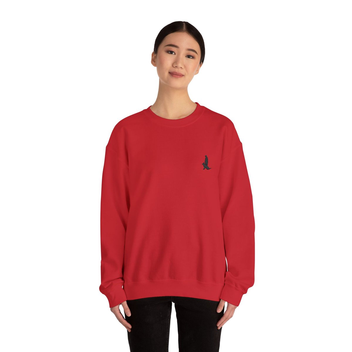 Unisex Heavy Blend™ Crewneck Sweatshirt with Black Custom Canine Unlimited Chest Logo - Image 61