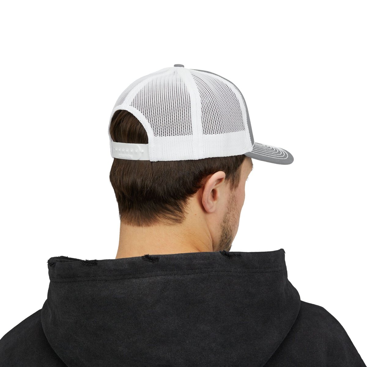 Snapback Trucker Cap with White Custom Canine Unlimited Logo - Image 8