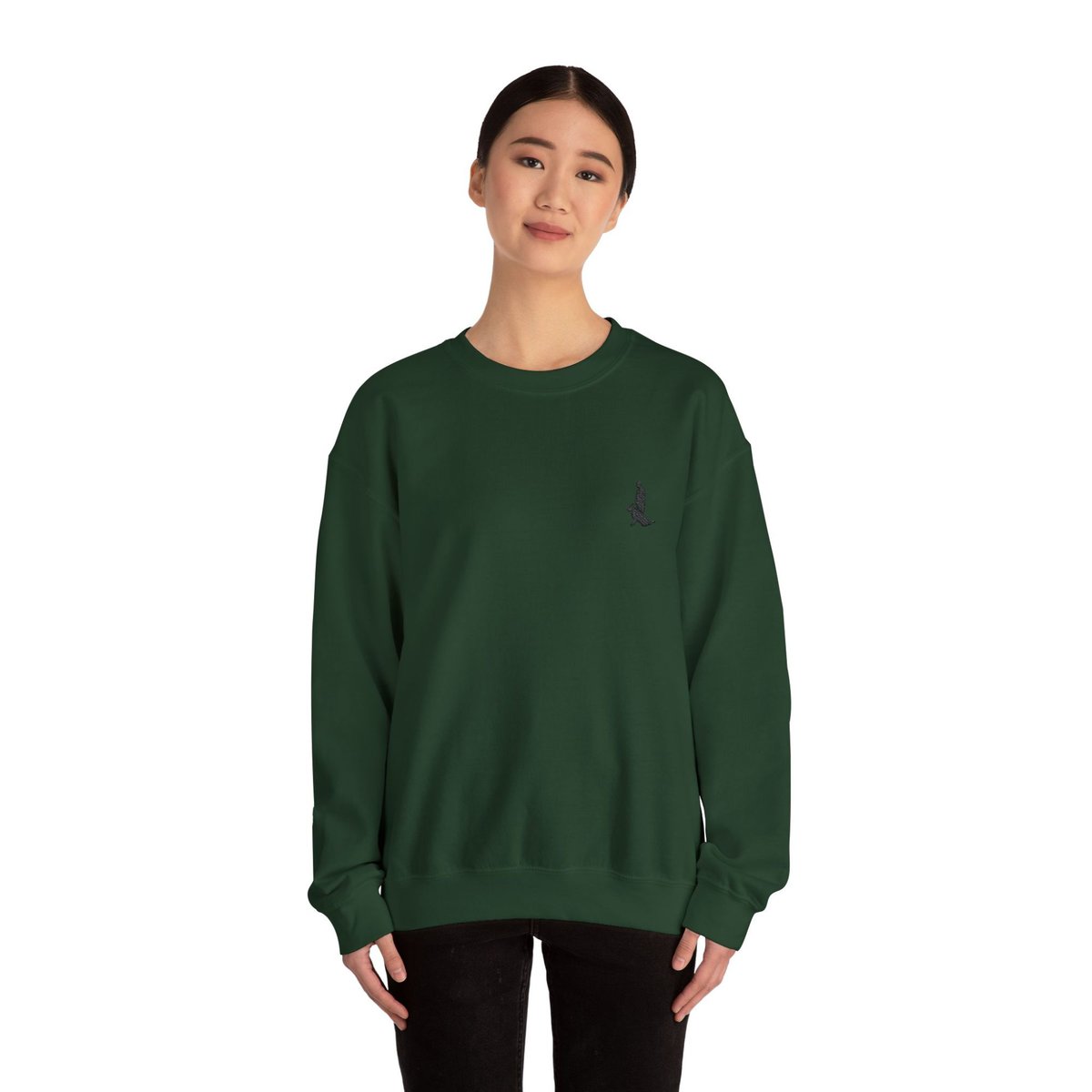 Unisex Heavy Blend™ Crewneck Sweatshirt with Black Custom Canine Unlimited Chest Logo - Image 33