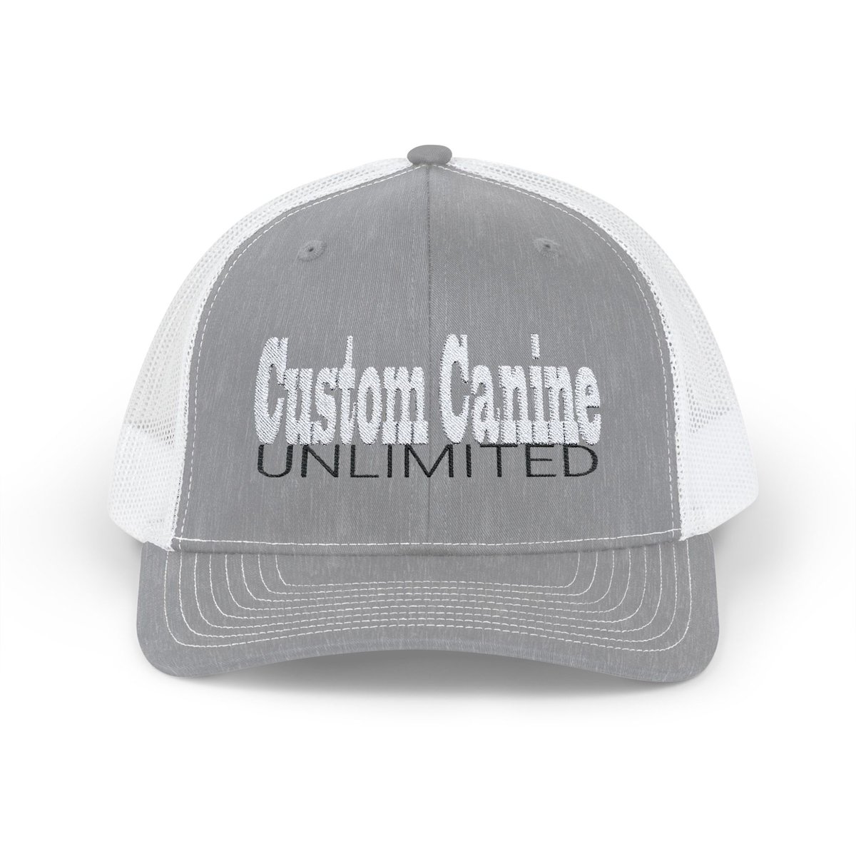 Snapback Trucker Cap with White and Black Custom Canine Unlimited - Image 13
