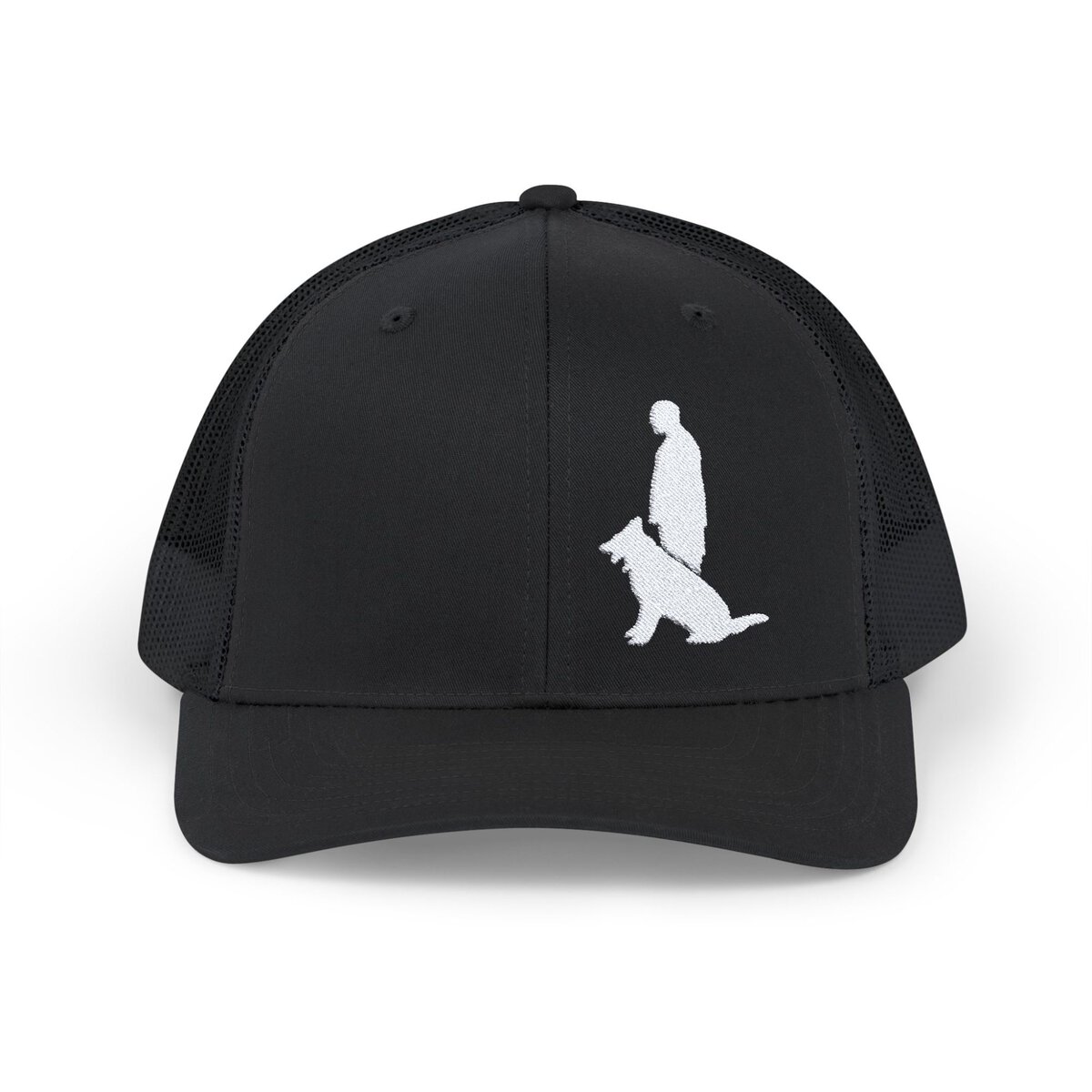 Snapback Trucker Cap with White Custom Canine Unlimited Logo - Image 13