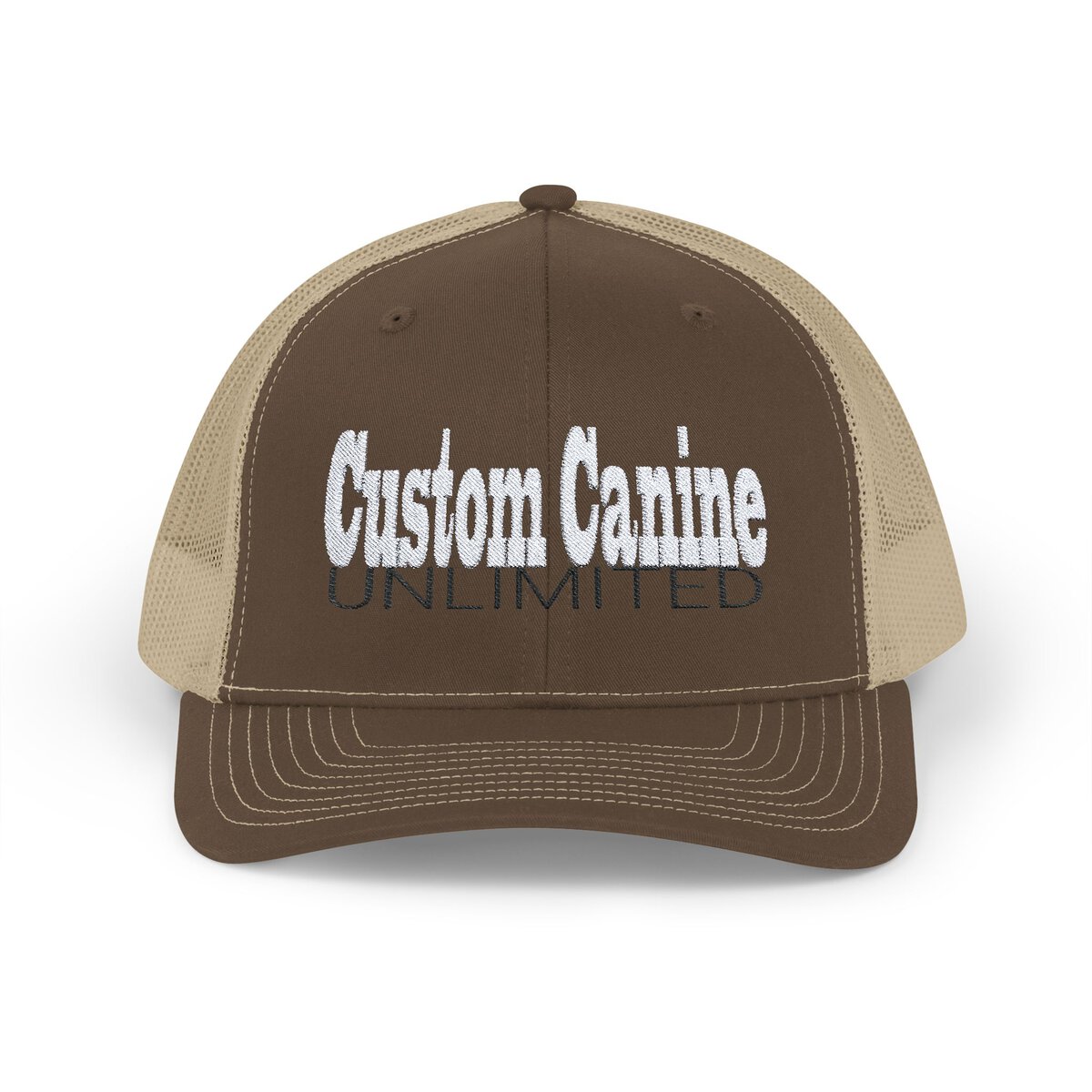 Snapback Trucker Cap with White and Black Custom Canine Unlimited - Image 33