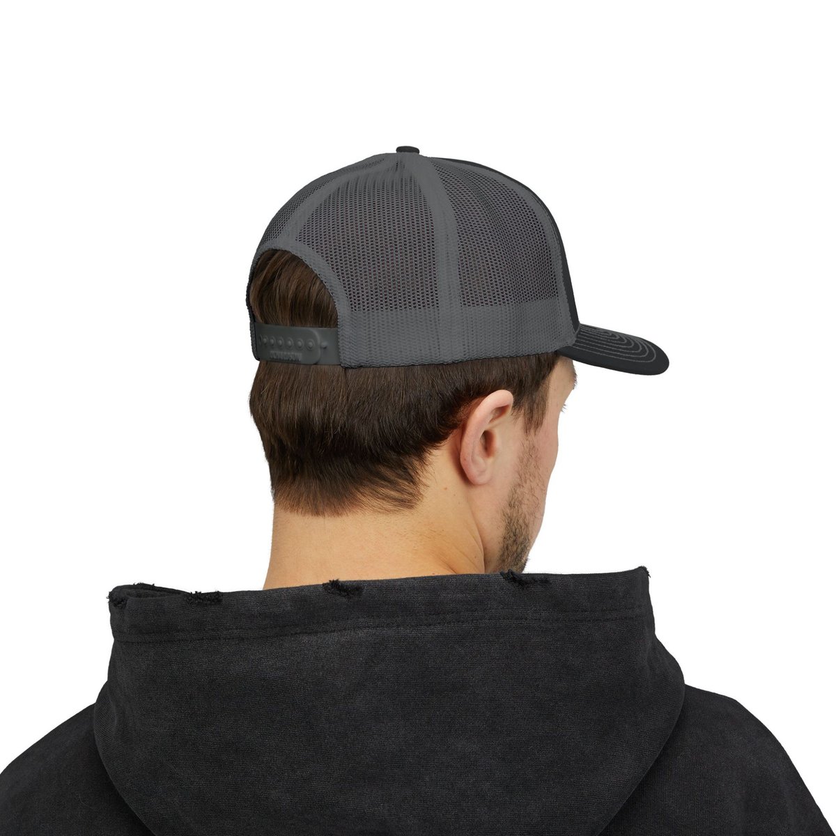 Trucker Cap with White Custom Canine Unlimited Logo with Name - Image 24