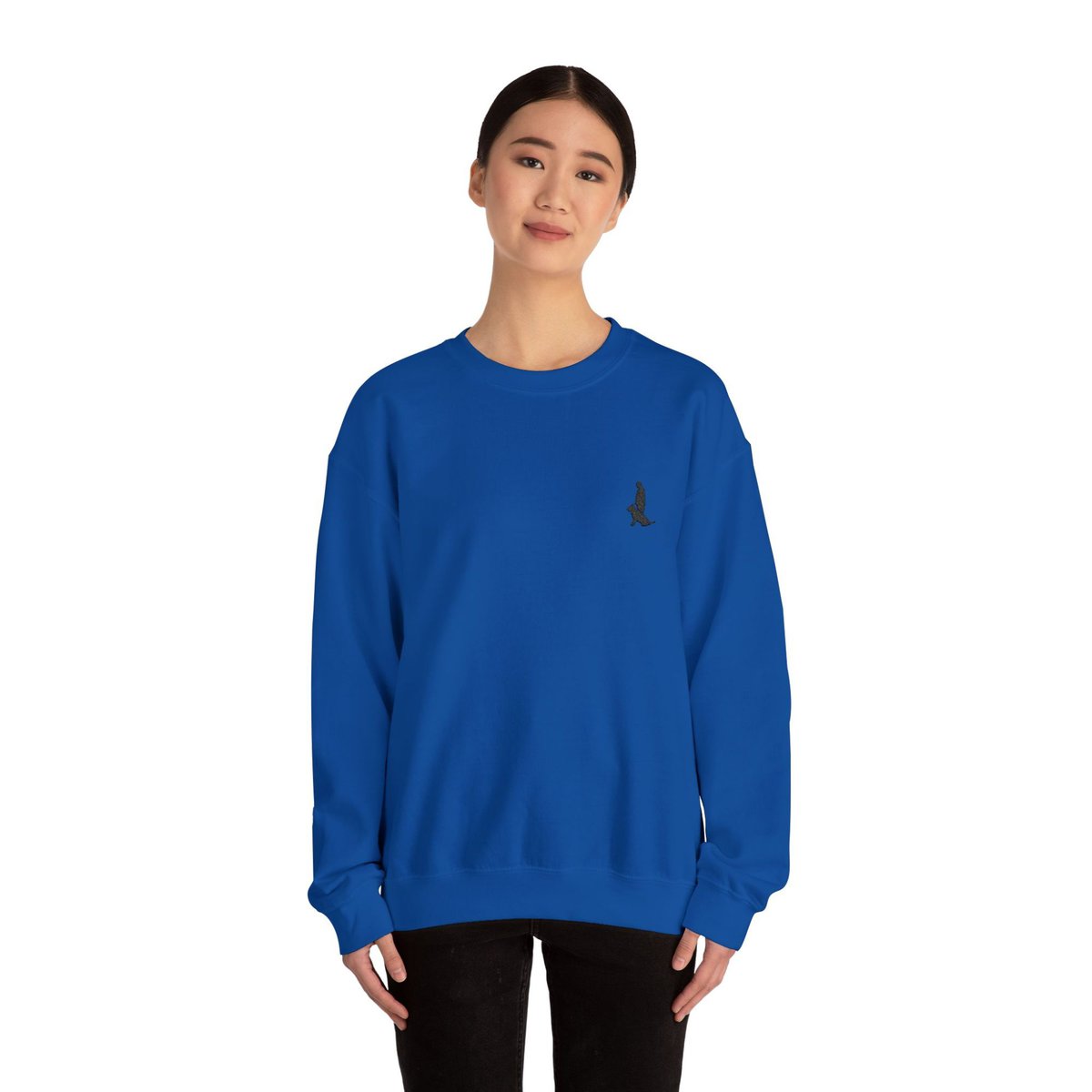 Unisex Heavy Blend™ Crewneck Sweatshirt with Black Custom Canine Unlimited Chest Logo - Image 49