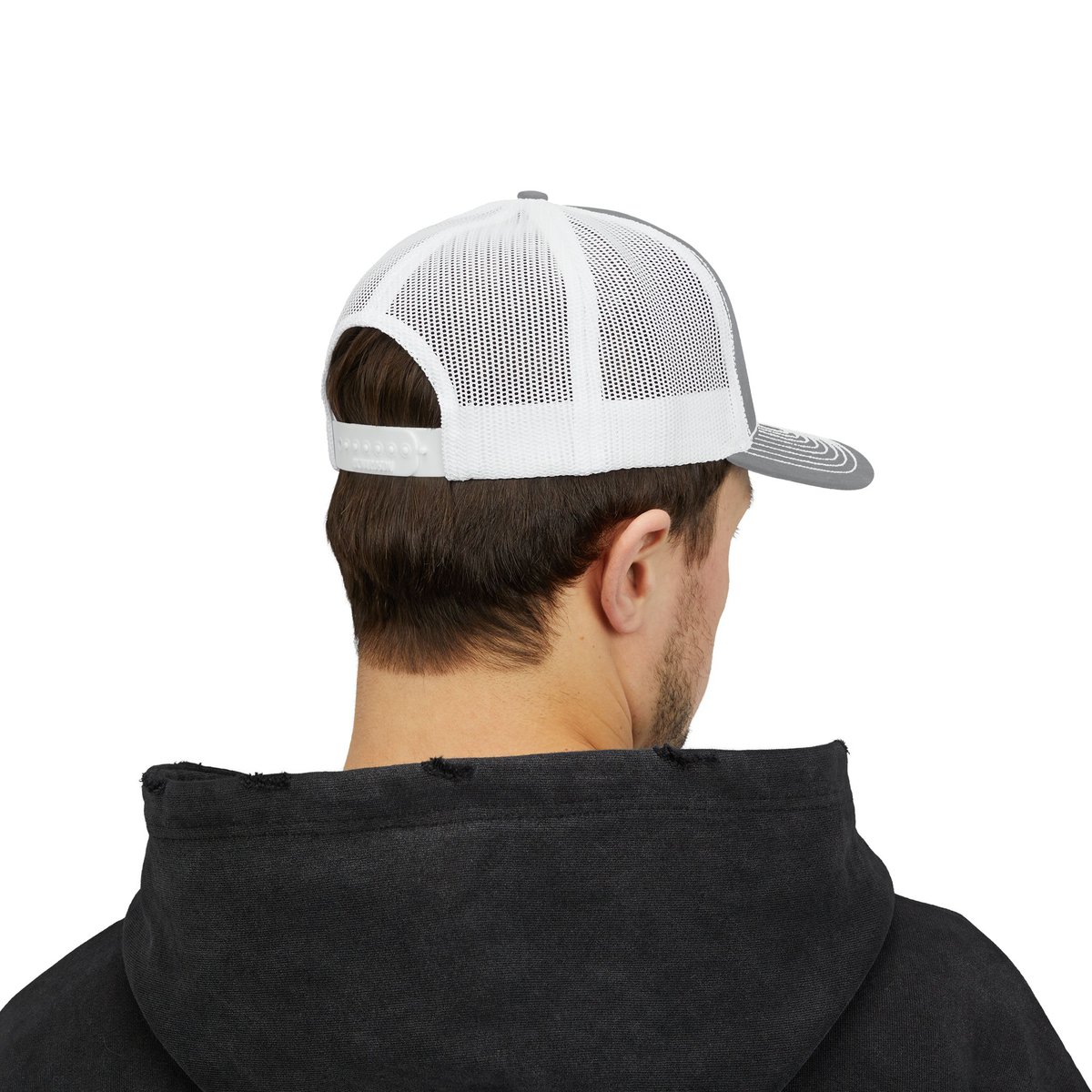 Snapback Trucker Cap with White and Black Custom Canine Unlimited - Image 16