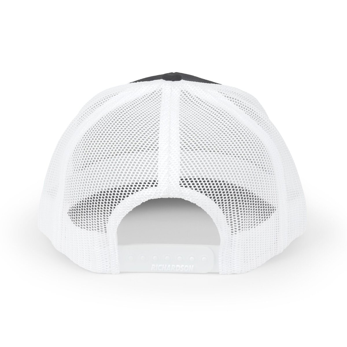 Trucker Cap with Black Custom Canine Unlimited Logo on White Globe with Name - Image 22