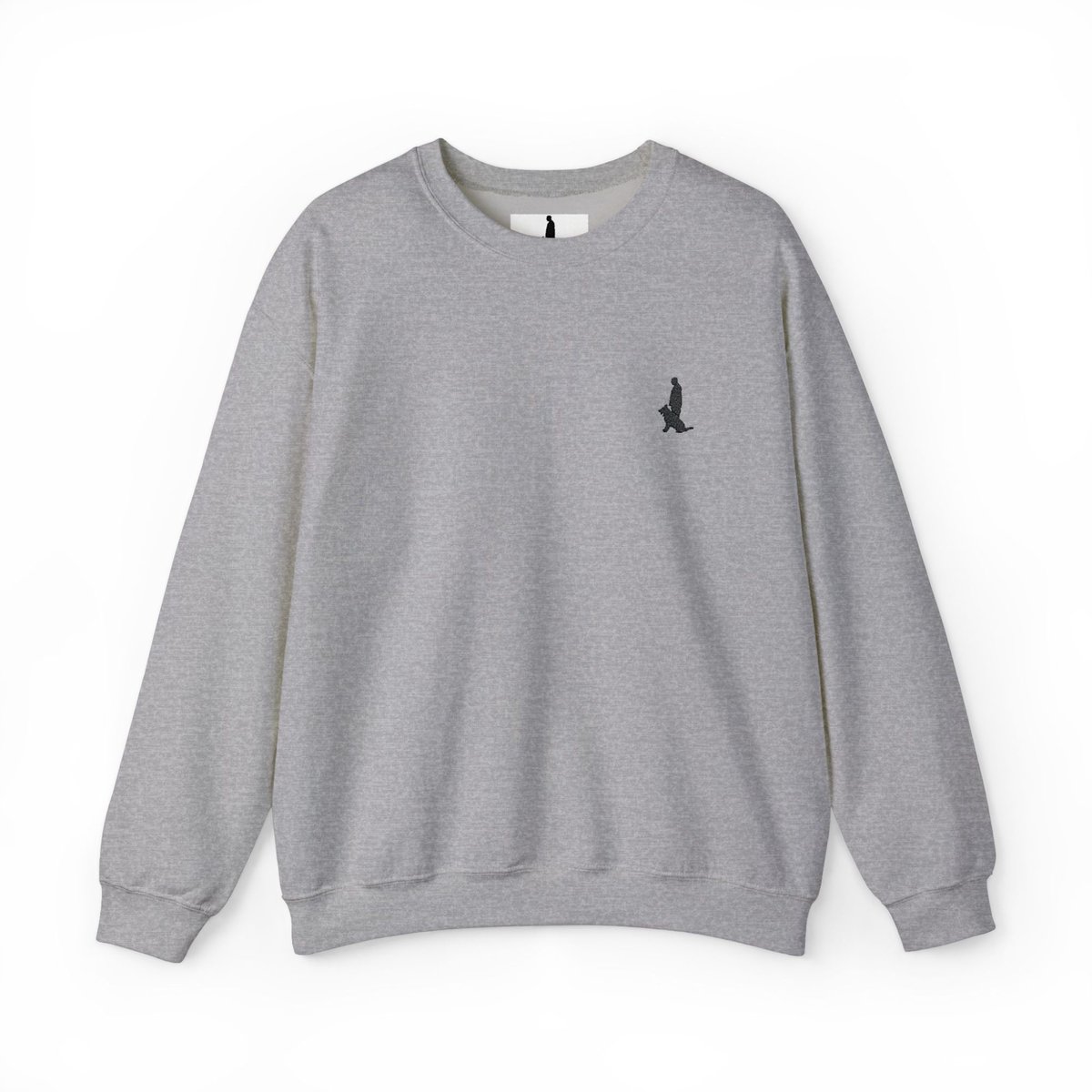 Unisex Heavy Blend™ Crewneck Sweatshirt with Black Custom Canine Unlimited Chest Logo - Image 18
