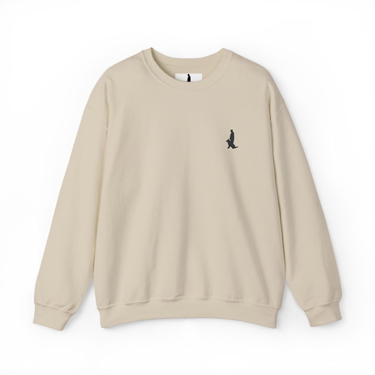 Unisex Heavy Blend™ Crewneck Sweatshirt with Black Custom Canine Unlimited Chest Logo - Image 14