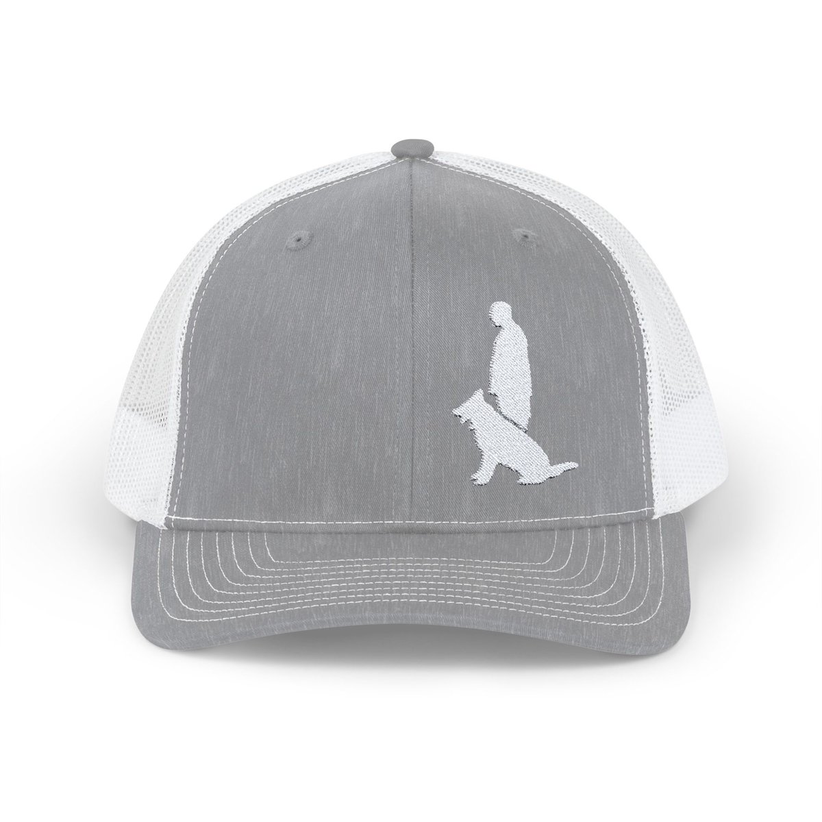 Snapback Trucker Cap with White Custom Canine Unlimited Logo - Image 5