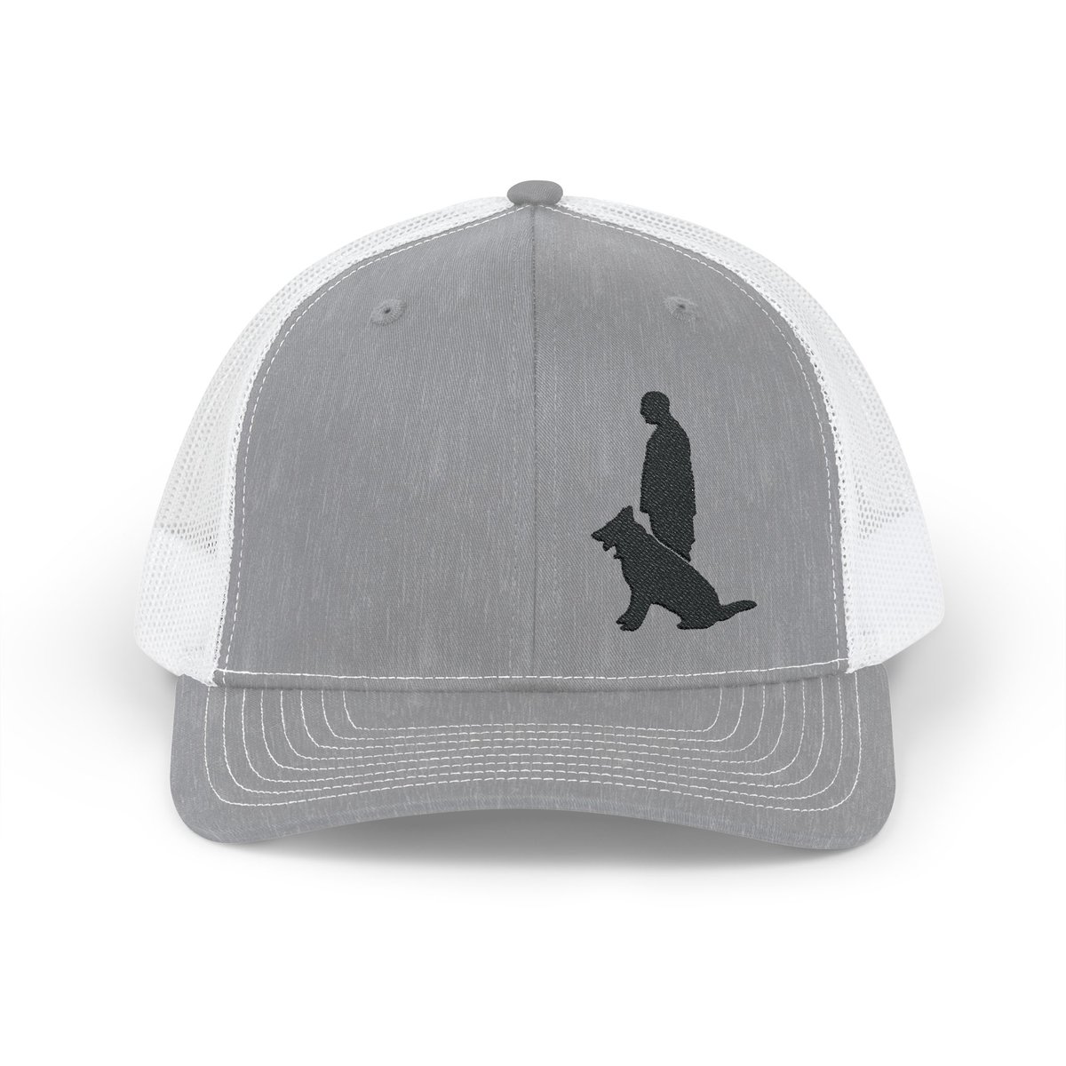 Snapback Trucker Cap with Black Custom Canine Unlimited Logo