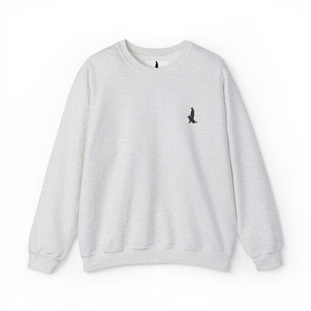 Unisex Heavy Blend™ Crewneck Sweatshirt with Black Custom Canine Unlimited Chest Logo - Image 6