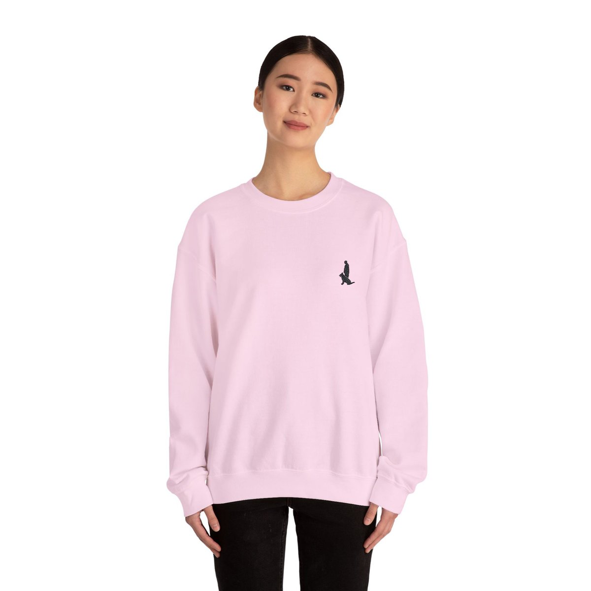 Unisex Heavy Blend™ Crewneck Sweatshirt with Black Custom Canine Unlimited Chest Logo - Image 57