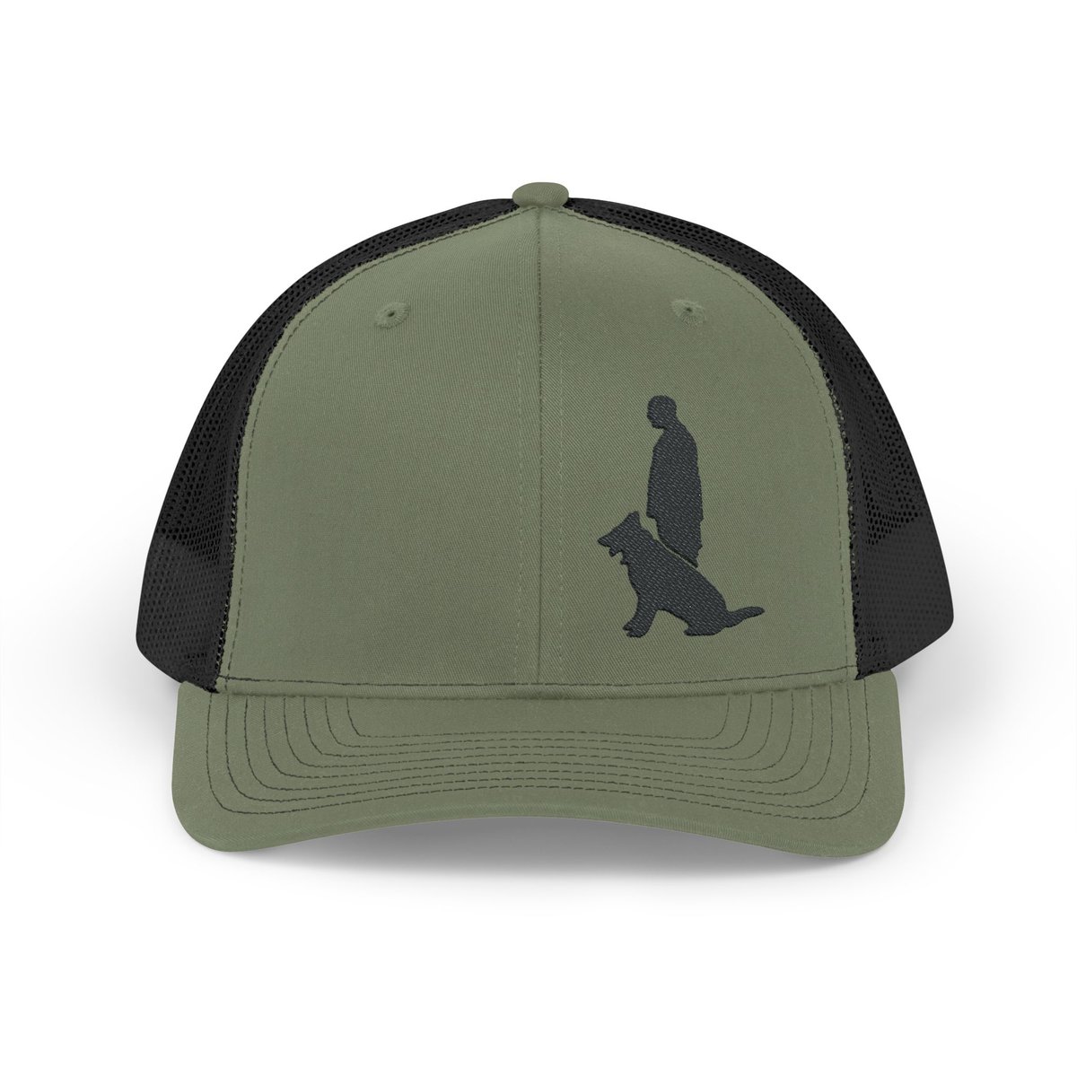 Snapback Trucker Cap with Black Custom Canine Unlimited Logo - Image 29