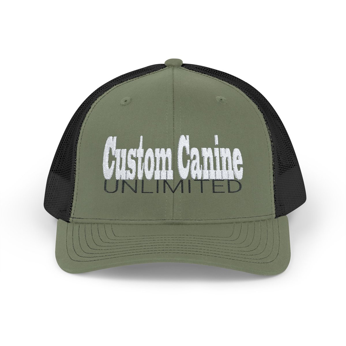 Snapback Trucker Cap with White and Black Custom Canine Unlimited - Image 29