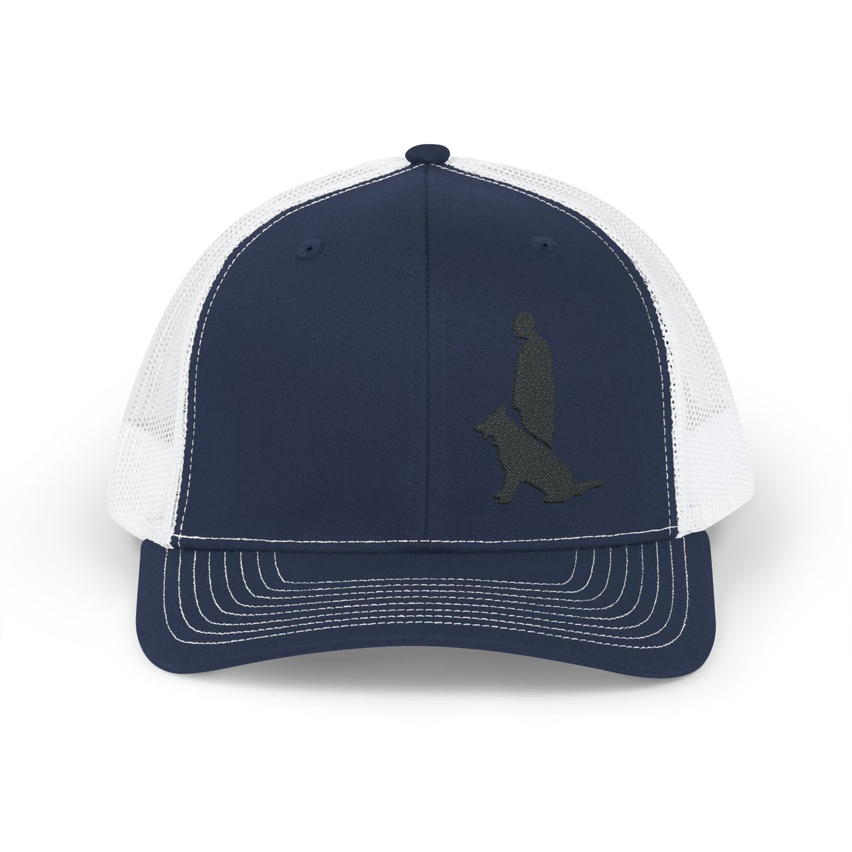 Snapback Trucker Cap with Black Custom Canine Unlimited Logo - Image 37