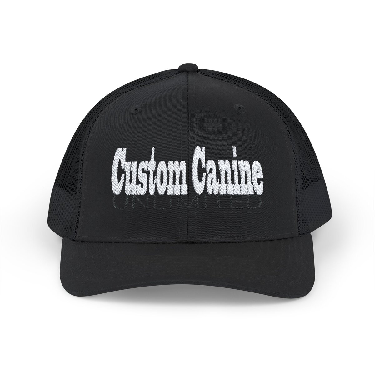Snapback Trucker Cap with White and Black Custom Canine Unlimited - Image 21