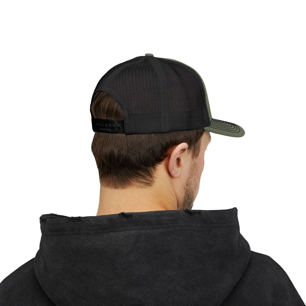Snapback Trucker Cap with Black Custom Canine Unlimited Logo - Image 32