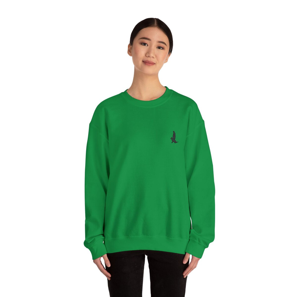 Unisex Heavy Blend™ Crewneck Sweatshirt with Black Custom Canine Unlimited Chest Logo - Image 37