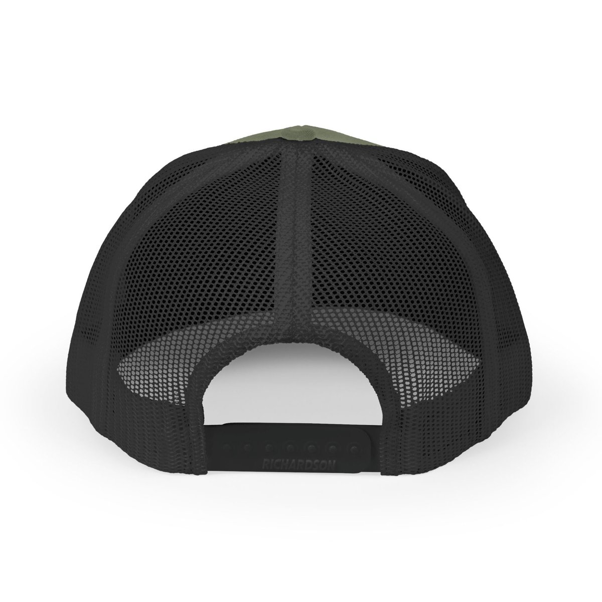 Trucker Cap with White Custom Canine Unlimited Logo on Black Globe with Name - Image 34