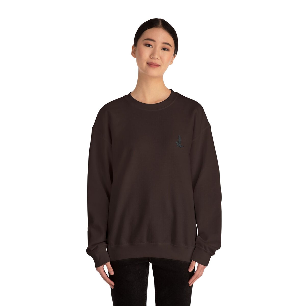 Unisex Heavy Blend™ Crewneck Sweatshirt with Black Custom Canine Unlimited Chest Logo - Image 29