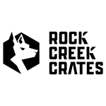 Rock Creek Crates Logo in Black