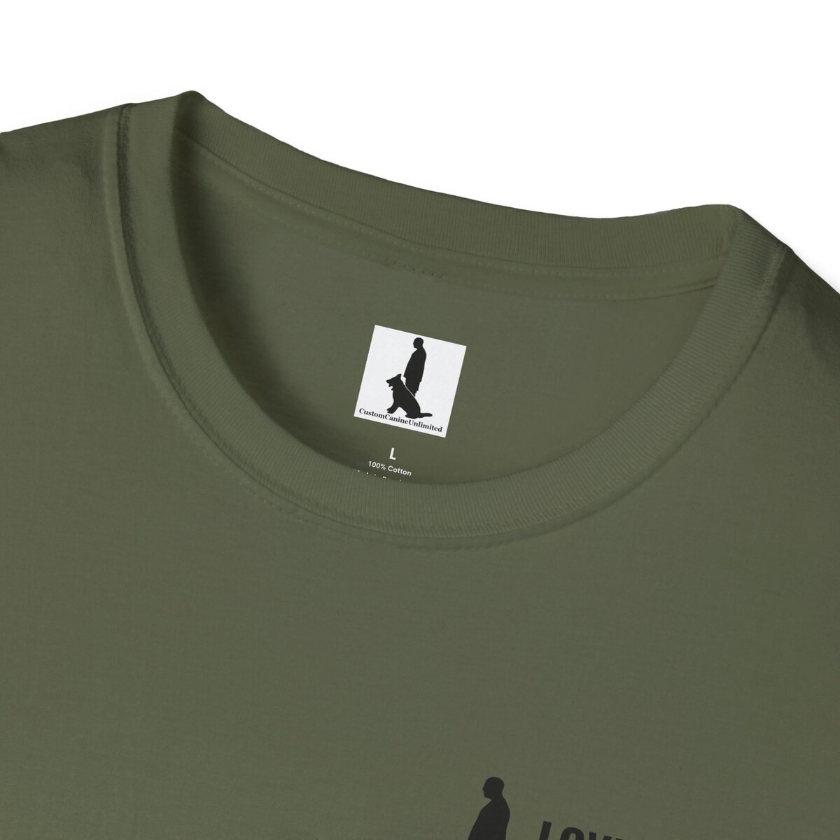 Love 'Em Up | K9 Handler Shirt, Shirt for Dog Trainer, Custom Canine Unlimited - Image 4