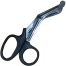Trauma Utility Shears with stainless steel blade and black handle