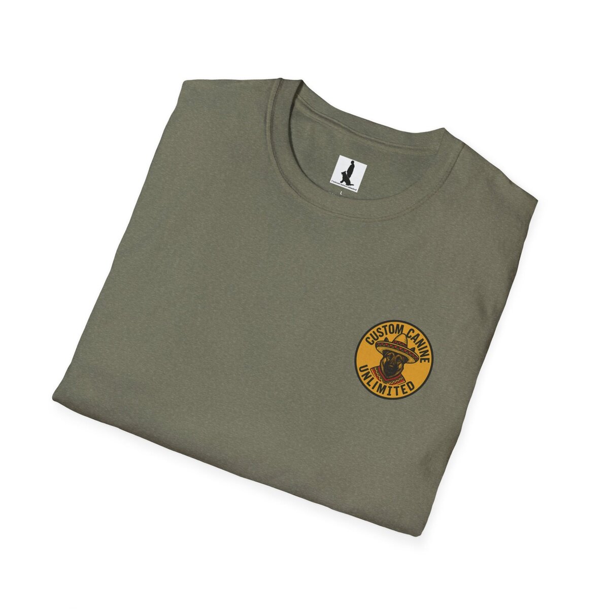 (Alternate Front Logo) ¡NO TAN RÁPIDO, MUCHACHO! German Shepherd Sombrero T-Shirt | Custom Canine Unlimited - Image 20