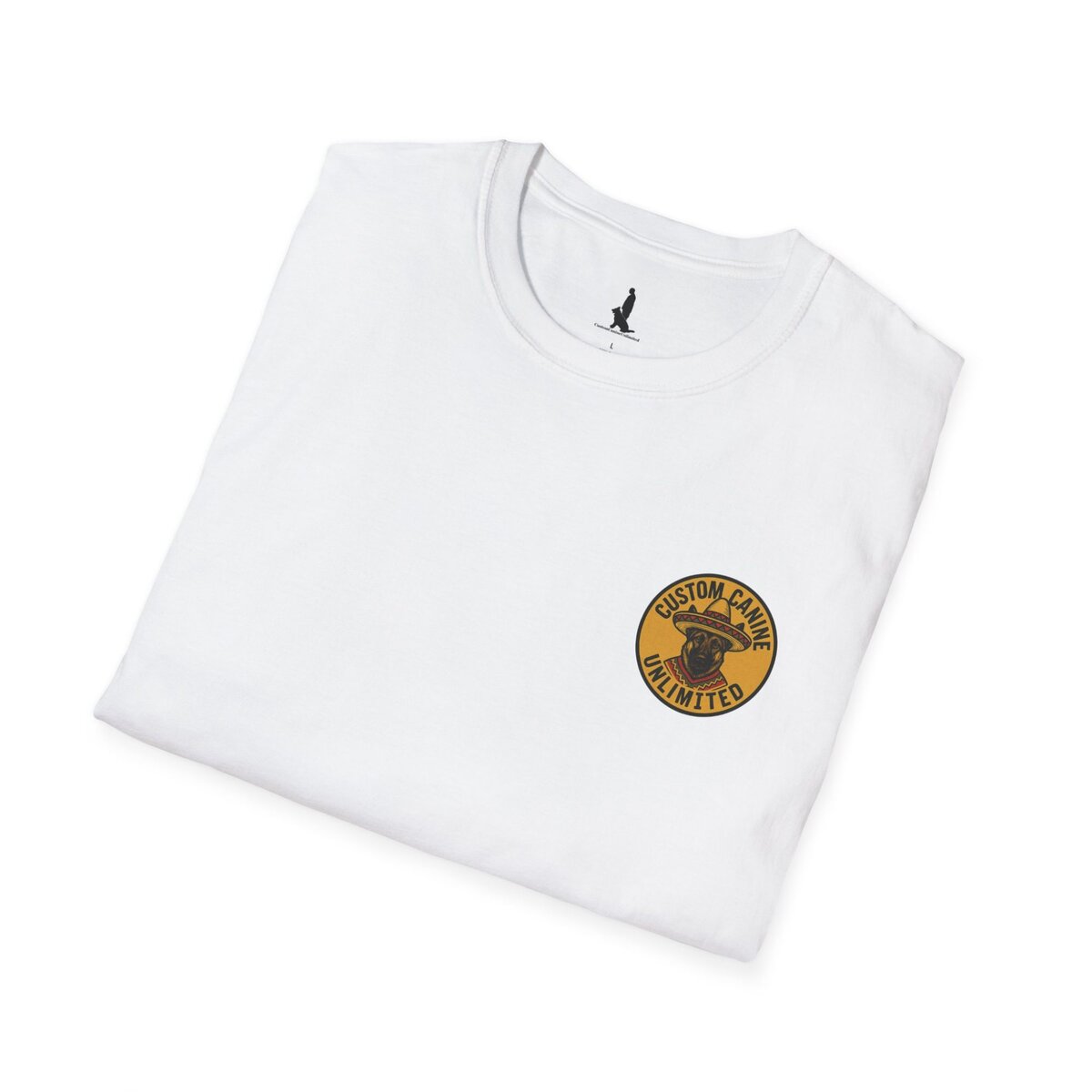 (Alternate Front Logo) ¡NO TAN RÁPIDO, MUCHACHO! German Shepherd Sombrero T-Shirt | Custom Canine Unlimited - Image 8
